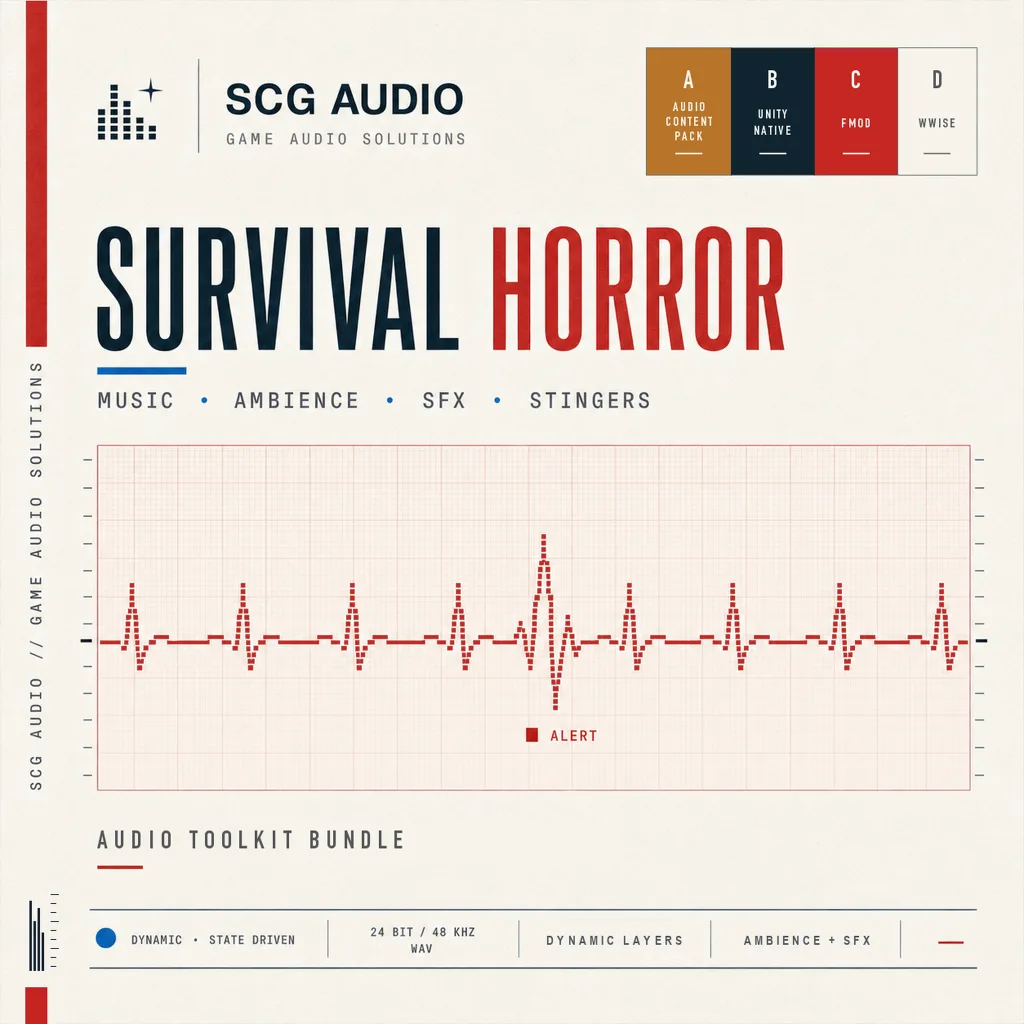 SCG Audio Survival Horror audio toolkit bundle cover