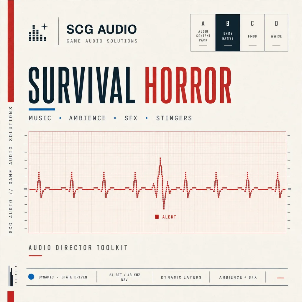 Survival Horror Audio Director Toolkit (for Unity) cover
