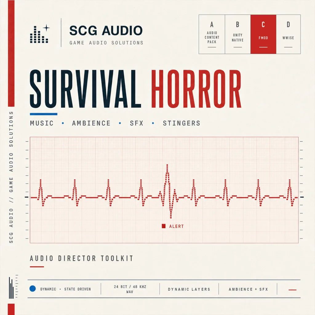 Survival Horror Audio Director Toolkit (FMOD for Unity) cover